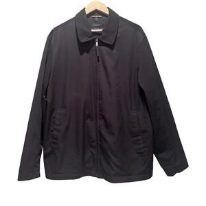 Claiborne‎ Men's Black Full Zip Jacket Coat Size Large